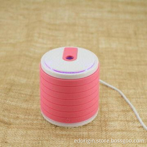 Decorative Mist Humidifiers with LED Light, Eco-silicone Surface